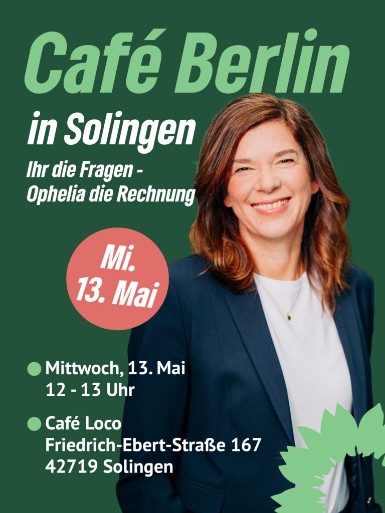 Café Berlin mit Ophelia Nick in Solingen-Wald